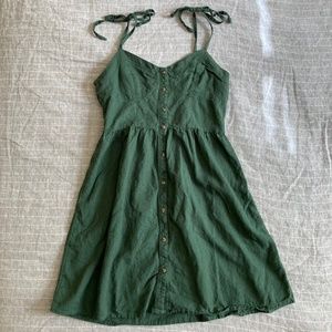 Aerie Linen Corset Dress, Size XS